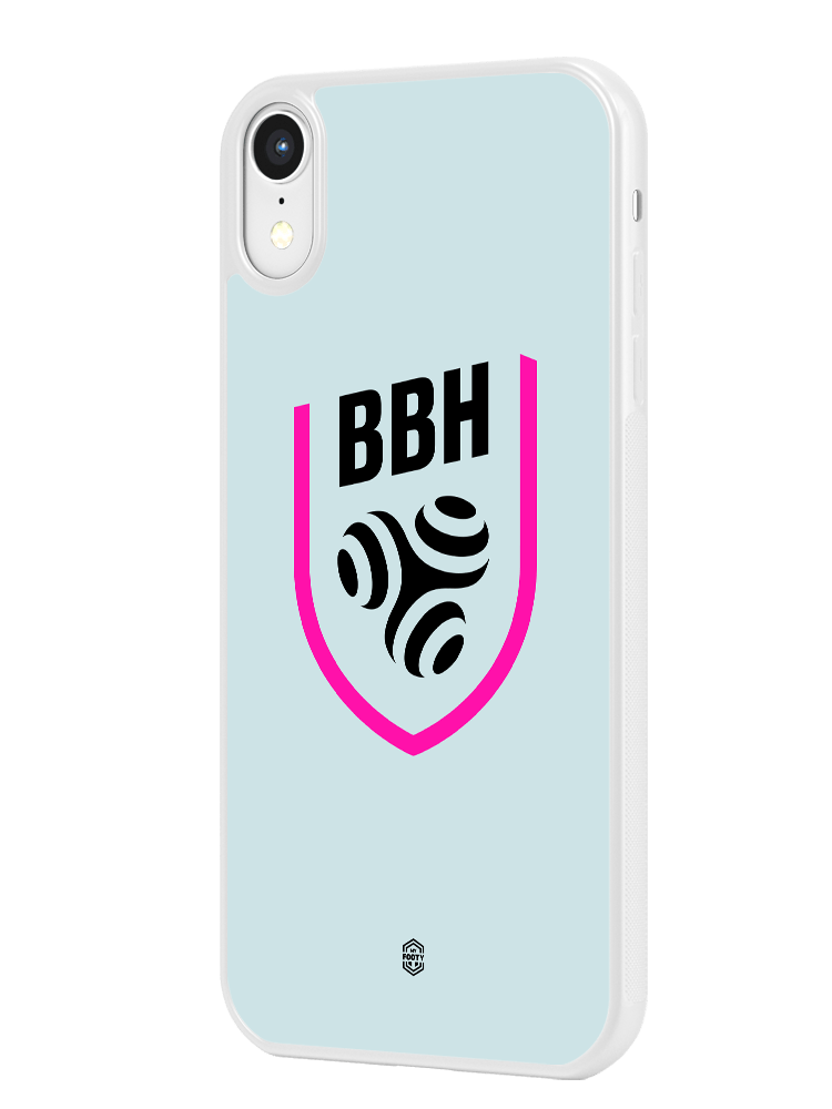 Brest Bretagne Handball Bleu - Logo Noir et Rose