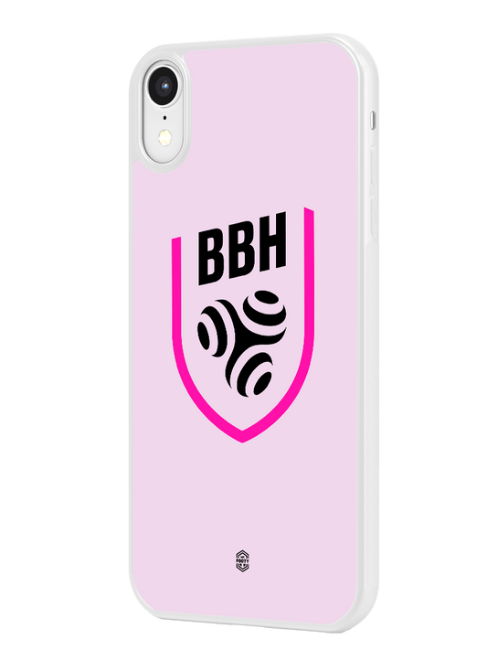 Brest Bretagne Handball Rose Pale - Logo Noir et Rose
