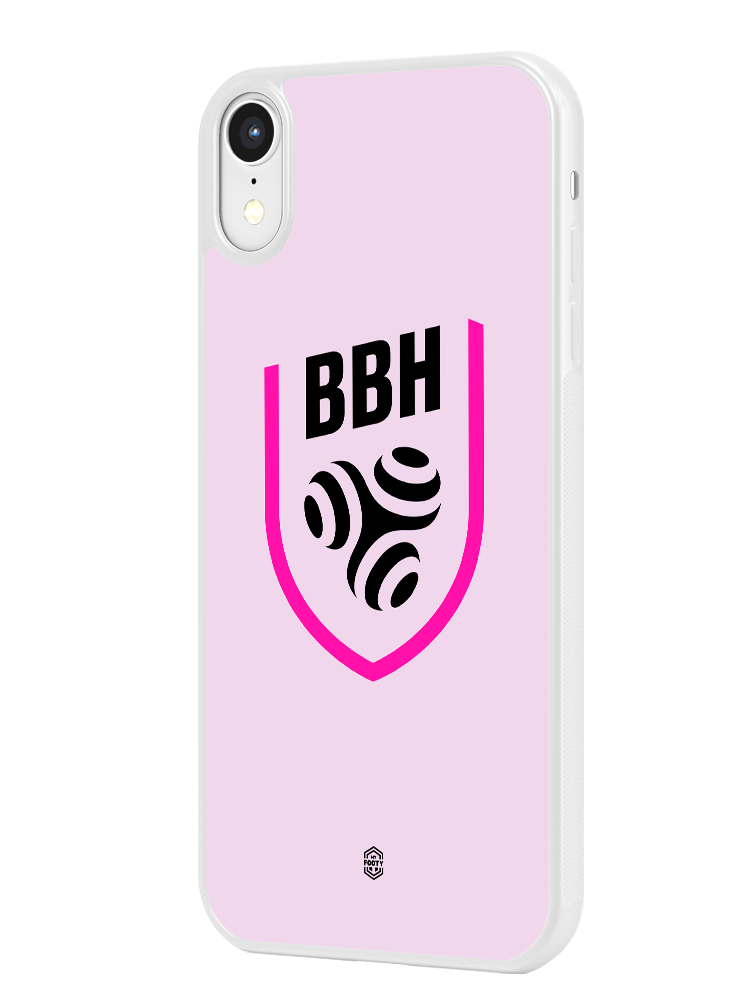 Brest Bretagne Handball Rose Pale - Logo Noir et Rose