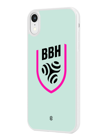 Brest Bretagne Handball Rose Vert - Logo Noir et Rose