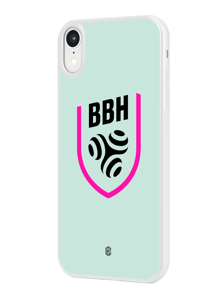 Brest Bretagne Handball Rose Vert - Logo Noir et Rose