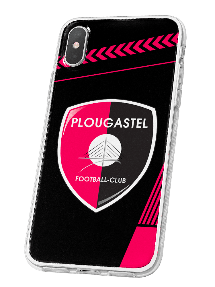 COQUE - FC PLOUGASTEL-DAOULAS LOGO EXTERIEUR - MYFOOTY® - coque de foot