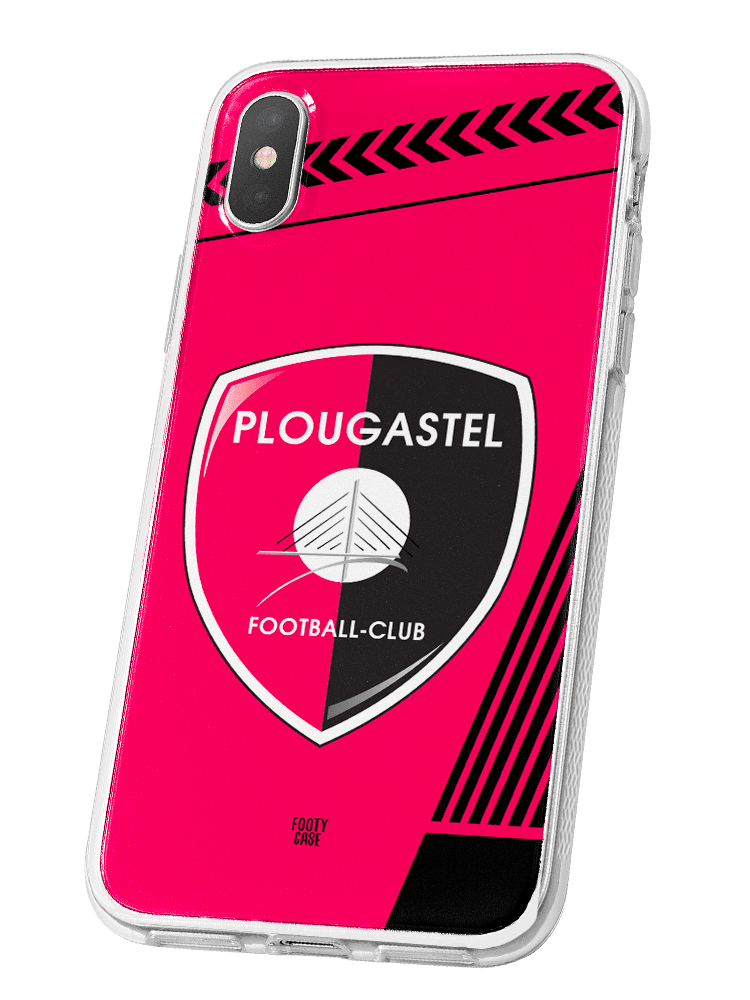 COQUE - FC PLOUGASTEL-DAOULAS LOGO DOMICILE - MYFOOTY® - coque de foot